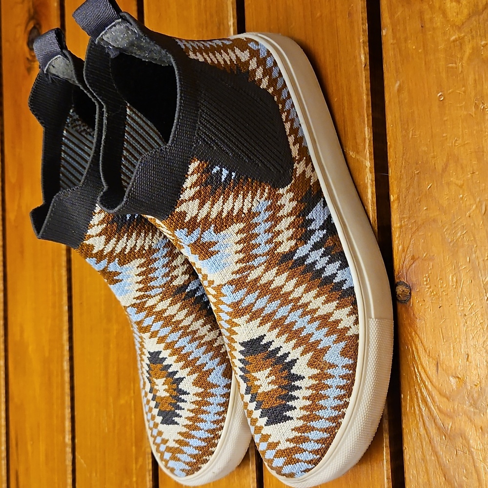 Very G Brand - Aztec Print Western Ankle Booties Boots Sz. 7 - Picture 1 of 6